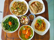 Bếp Eva - Mới khoe 6 mâm cơm đầy ắp món ngon, chàng sinh viên đã khiến bao nàng xin làm "phụ bếp"