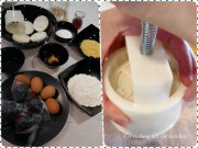 Bếp Eva - Người đẹp từng có chân dài nhất làng mẫu làm bánh Trung thu sớm, fan "nín thở" chờ thành phẩm