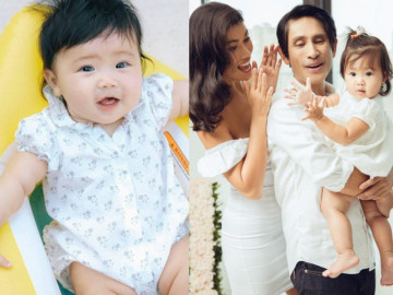 Cựu siêu mẫu Việt bỏ nghề theo chồng siêu giàu khoe con gái 1 tuổi xinh như búp bê