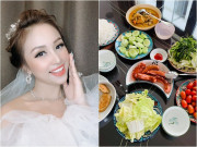 Bếp Eva - Bí mật lấy chồng lần 2, MC Thanh Vân Hugo khoe bữa cơm ngon mắt, đích thị là vợ đảm
