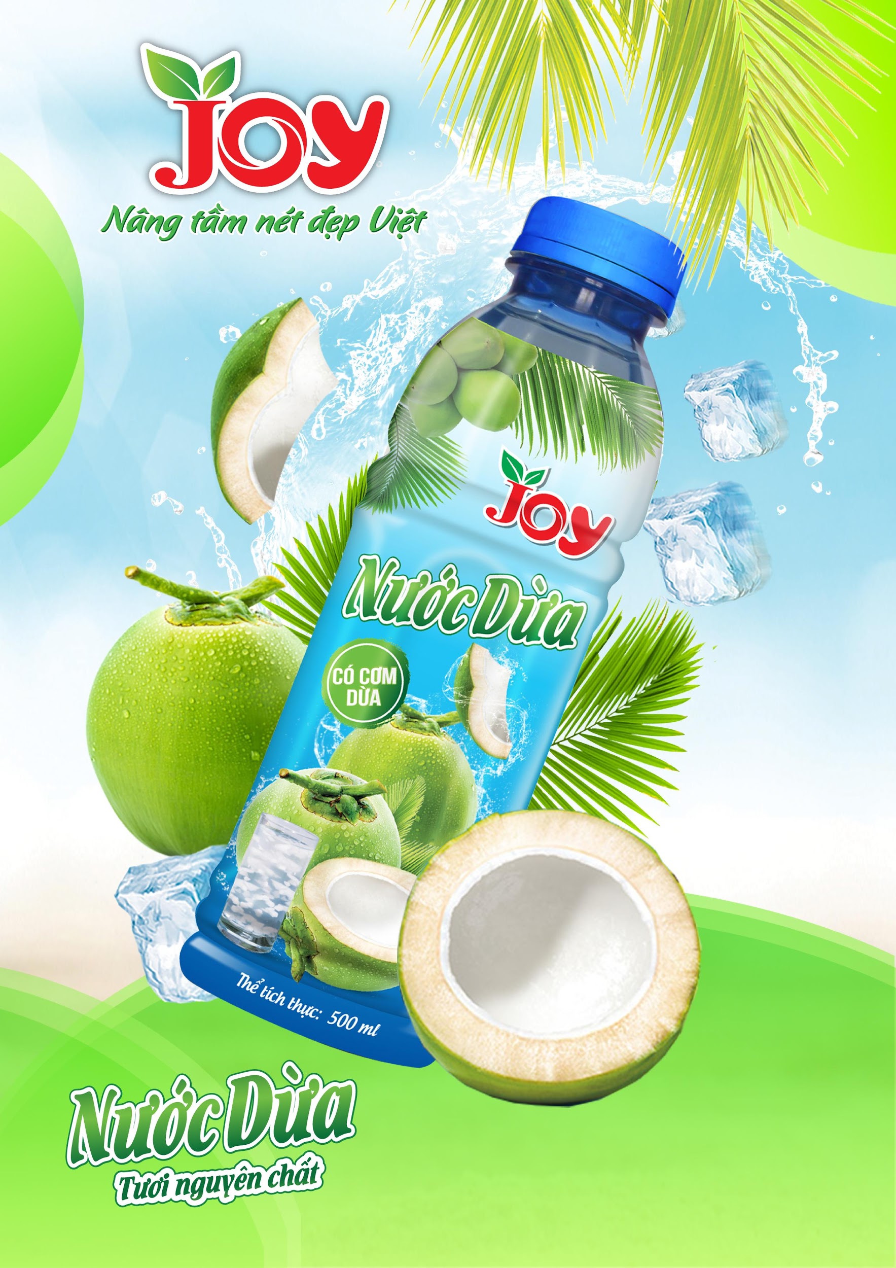Nước Dừa Tươi JOY với cơm dừa ngọt mát đến giọt cuối cùng - 1