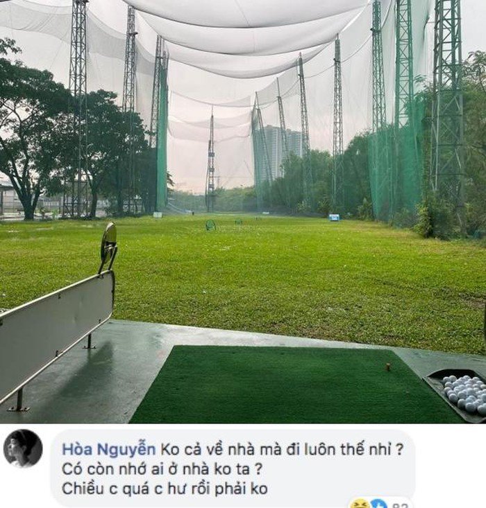 Hòa Minzy giận dỗi khi chồng đi chơi không về nhà.