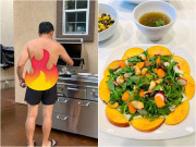 Bếp Eva - Chồng giàu của Thanh Thảo làm vợ trố mắt khi cởi trần vào bếp, làm món đẹp như nhà hàng