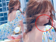 Làm đẹp - Nổi tiếng body không chút mỡ thừa nhưng Ngọc Trinh lại bị tố cằm nọng mỡ ở góc chụp nghiêng