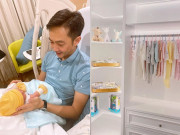 Làm mẹ - Bỏ mê siêu xe, Cường Đô-La thành bố mê con gái, làm tủ đồ sơ sinh như shop thời trang