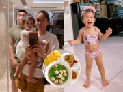 Giải trí - Lê Phương khoe mâm cơm nhà chất lượng, bảo sao chỉ số của con gái 1 tuổi không vượt trội