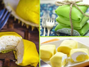 Bếp Eva - Cách làm bánh crepe sầu riêng, xoài, chuối với kem tươi vô cùng đơn giản tại nhà