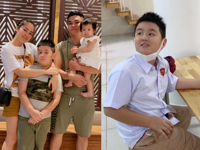 Con trai Lê Phương 5 năm học ở quê vắng mẹ, vừa lên trường phố đã không phải dạng vừa