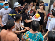 Tin tức - Hà Nội: Bé sơ sinh còn nguyên dây rốn bị bỏ rơi giữa hai khe tường hẹp