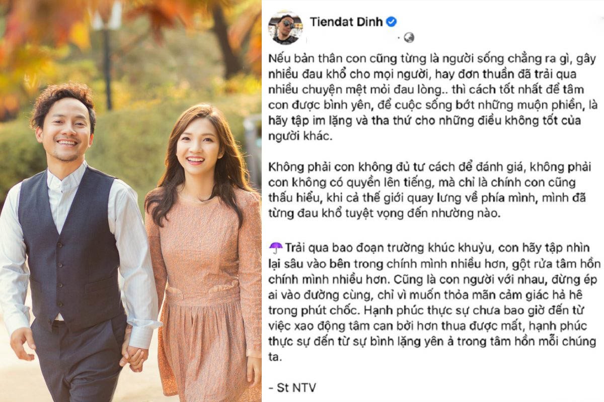 Tiến Đạt viết thâm thuý sau khi liên tục bị vợ chồng Trấn Thành nhắc tên trên sóng truyền hình - 2