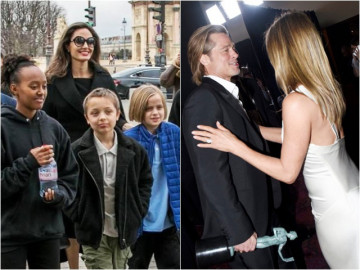 Brad Pitt đặc biệt tái hợp Jennifer Aniston, Angelina Jolie chỉ toàn tâm lo cho các con