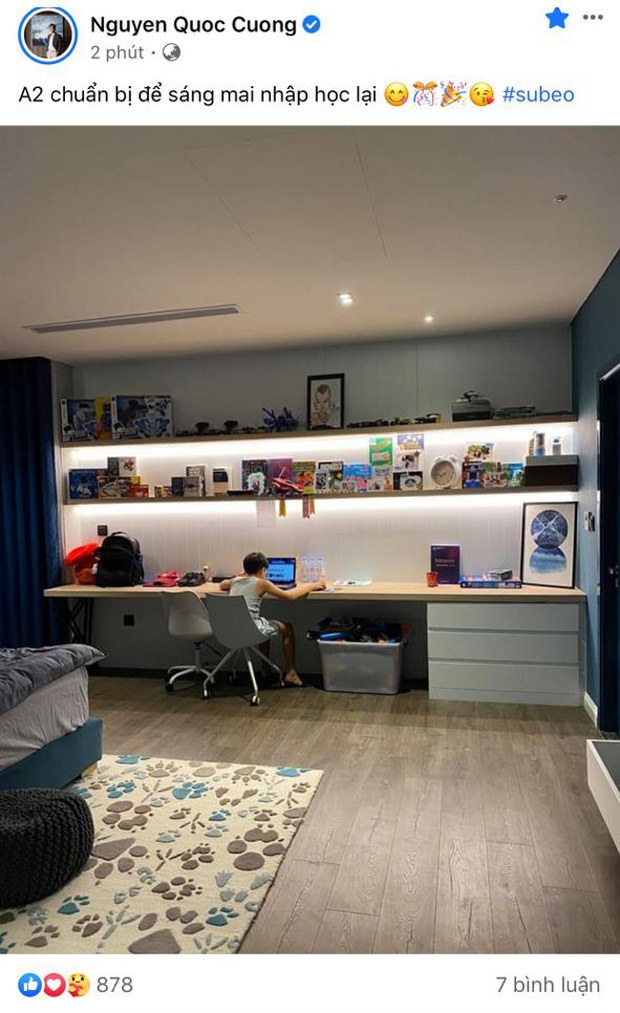 Phòng riêng của con trai Cường Đô La trong biệt thự đắt đỏ: Đúng chuẩn con nhà giàu  - 2