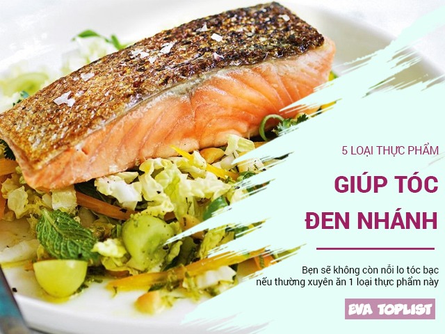 5 loại thực phẩm giúp tóc đen mượt, tóc bạc cũng sẽ đen trở lại