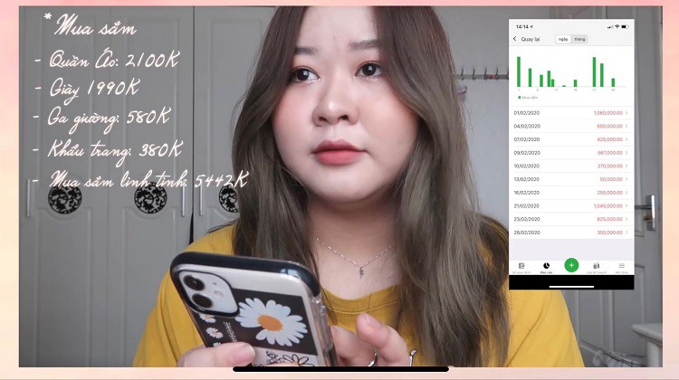 Cô gái 19 tuổi sống độc thân  tiêu hết gần 50 triệu/tháng gây bất ngờ - 3