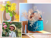 Nhà đẹp - Nữ nhà báo tự mày mò cắm hoa đẹp ngất ngây, ai nhìn cũng giục: “Mở shop bán đi!”
