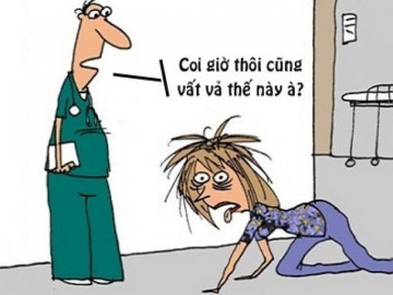 Truyện cười hay: Cách xem giờ ở bệnh viện tâm thần