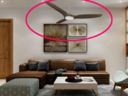 Nhà đẹp - Bạn bè cười nhạo vì lắp quạt trần phòng khách, nhưng khi hiểu ra mới thấy hợp lý vô cùng