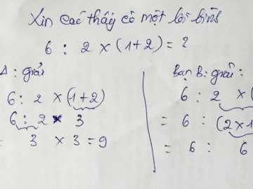 Thêm một phép tính tiểu học khiến nhiều người “xoắn não”, chỉ có nhân chia mà quá khó!