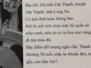 Tin tức - Sự thật vụ bé gái 2 tuổi ở Long An bị mất tích lan truyền trên mạng xã hội