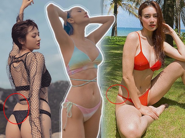 Bikini dây nhợ hại nhiều cô nàng lộ ngấn mỡ, chỉ có vài mỹ nhân chinh phục thành công