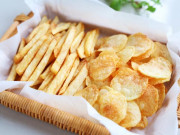 Bếp Eva - Thêm một bước khi chiên khoai tây, khoai sẽ mềm trong giòn ngoài, để lâu không ỉu