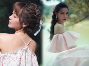 Làm đẹp - Không đội trời chung nhưng Hồ Ngọc Hà và Minh Hằng lại nhiều lần diện cùng kiểu tóc