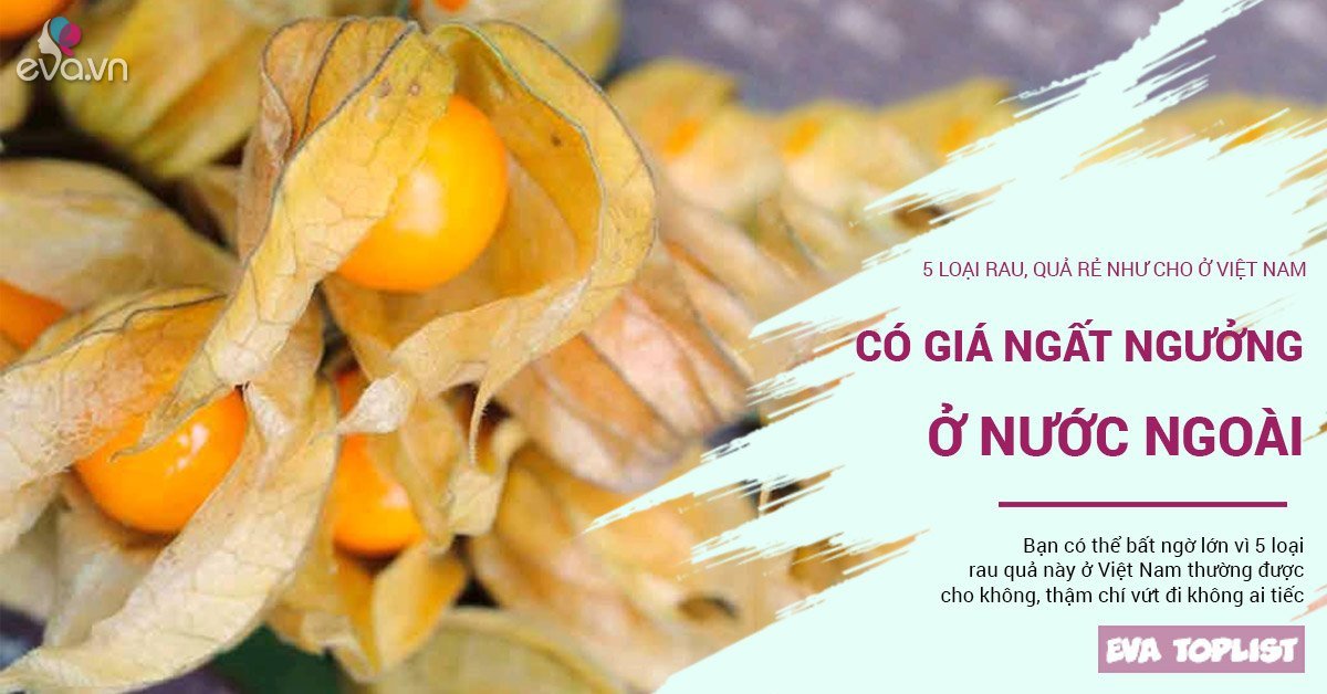 5 loại cây quả rẻ như cho ở Việt Nam lại có giá cực đắt ở siêu thị nước ...