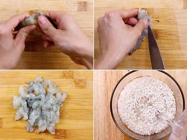 3 cách nấu cháo tôm hạt sen nóng hổi bổ dưỡng cho bé - 4