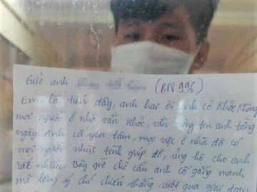 Linh cảm xấu về tình trạng của anh trai mắc COVID-19, em viết thư gửi đúng lúc anh qua đời