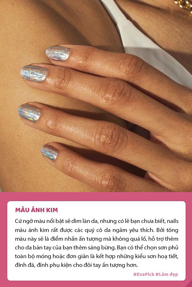 Gọi tên những màu nails dành cho da ngăm, sơn lên một chốc bàn tay sáng bừng - 4