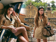Thời trang - Tài tình như Tiên Nguyễn: Diện cả cây đồ be sang chảnh, lại ăn ý đỉnh cao với bối cảnh