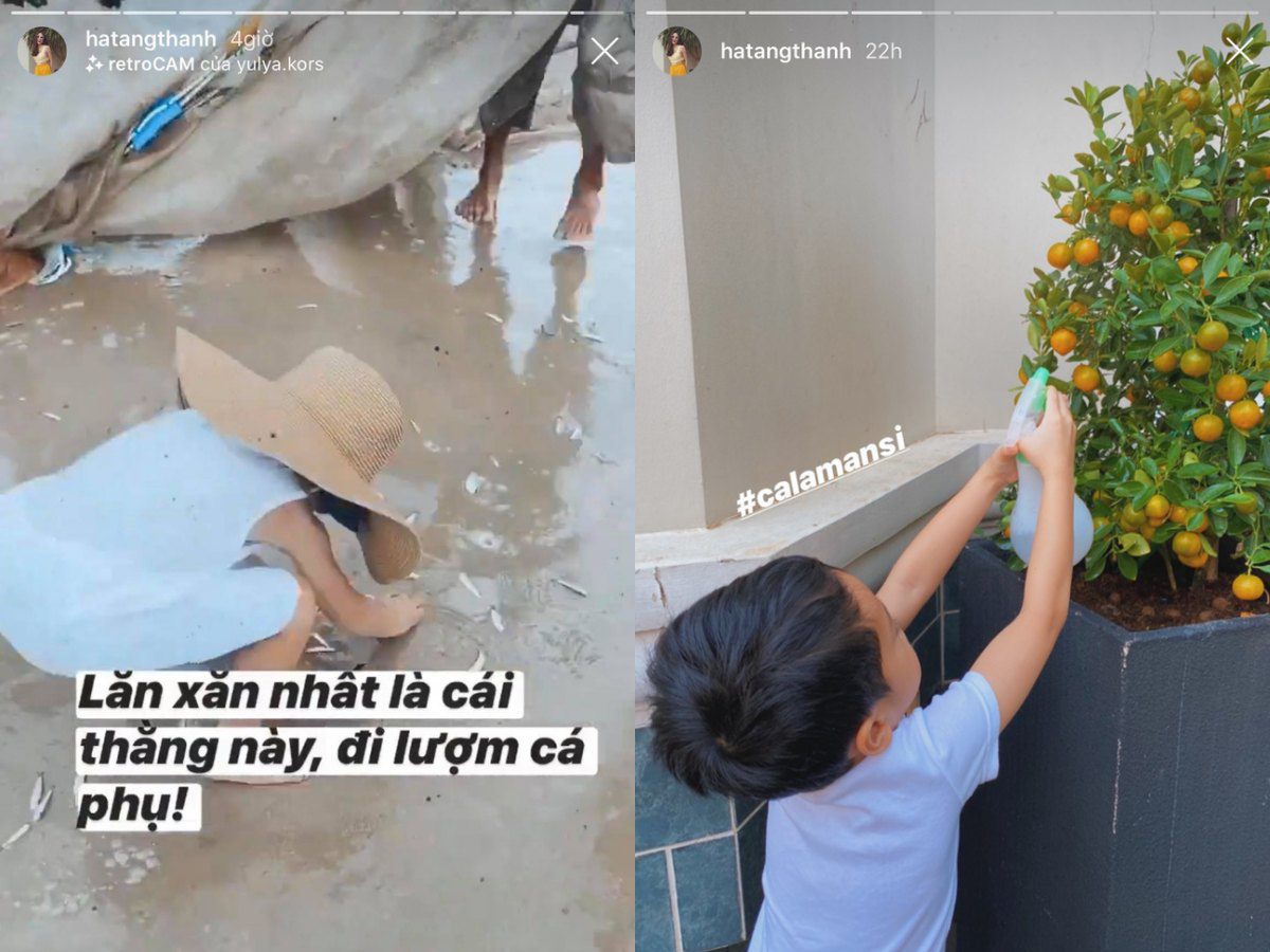 Quý tử 5 tuổi nhà Tăng Thanh Hà amp;#34;xổamp;#34; tiếng Anh, ái nữ líu lo hát cực yêu - 6