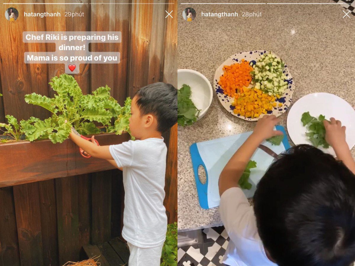 Quý tử 5 tuổi nhà Tăng Thanh Hà amp;#34;xổamp;#34; tiếng Anh, ái nữ líu lo hát cực yêu - 7