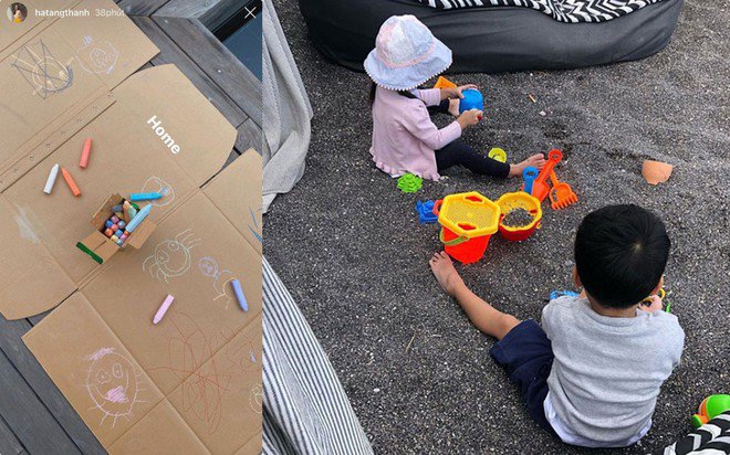 Quý tử 5 tuổi nhà Tăng Thanh Hà amp;#34;xổamp;#34; tiếng Anh, ái nữ líu lo hát cực yêu - 10