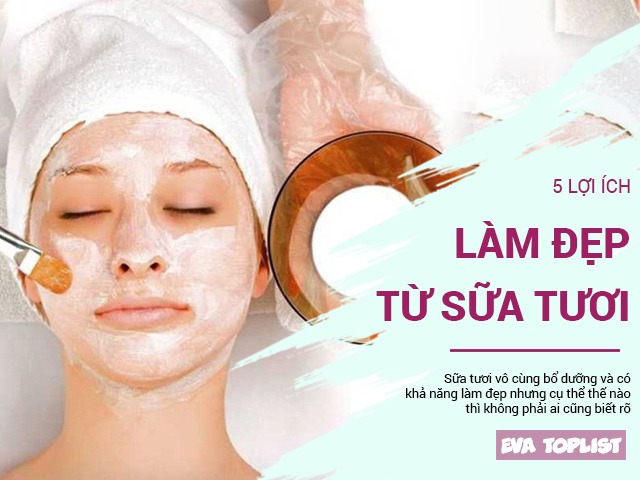 5 cách dưỡng da mặt bằng sữa tươi hiệu quả nhất