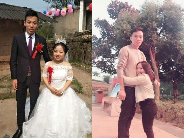 Cô dâu 1m2 từng được bố mẹ nuôi nhặt trong thùng rác, nhìn chú rể ai cũng bất ngờ