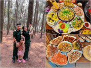 Bếp Eva - Con ốm, vợ "Đại úy" của Tự Long vẫn làm cỗ cúng đuề huề