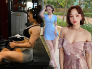 Làm đẹp - Miu Lê đi gym cơ bắp lực lưỡng, lúc mặc váy lại thon thả, nữ tính