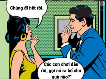 Truyện cười hay: Vợ mở lời cho đón con riêng, chồng choáng váng trước cảnh tượng ngày trở lại