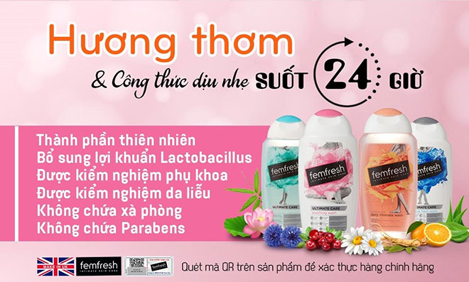 Femfresh - Thương hiệu dung dịch vệ sinh cao cấp Anh Quốc chính thức có mặt tại Việt Nam - 2