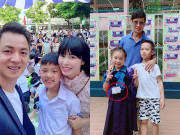Làm mẹ - Đưa con đi khai giảng, dân tình để ý nhiều sao Việt đại gia cho con học trường bình dân