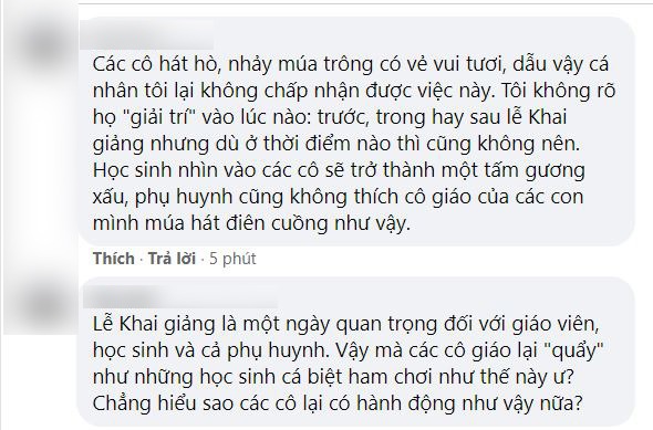 4 cô giáo tiểu học amp;#34;quẩyamp;#34; tưng bừng trong lễ Khai giảng, CĐM tranh cãi gay gắt - 2