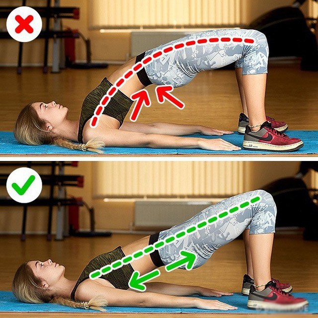 Tổng hợp những tư thế tập luyện sai chị em thường mắc phải rất dễ gây đau thắt lưng - 4