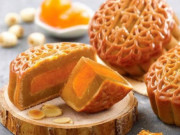 Bếp Eva - Cách làm bánh trung thu trứng muối và trứng muối tan chảy cực đơn giản