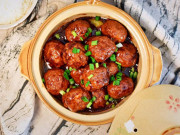 Bếp Eva - Đậu phụ đem vo viên với thịt, sốt dầu hào kiểu này cả nhà ăn hết cơm không cần nhắc