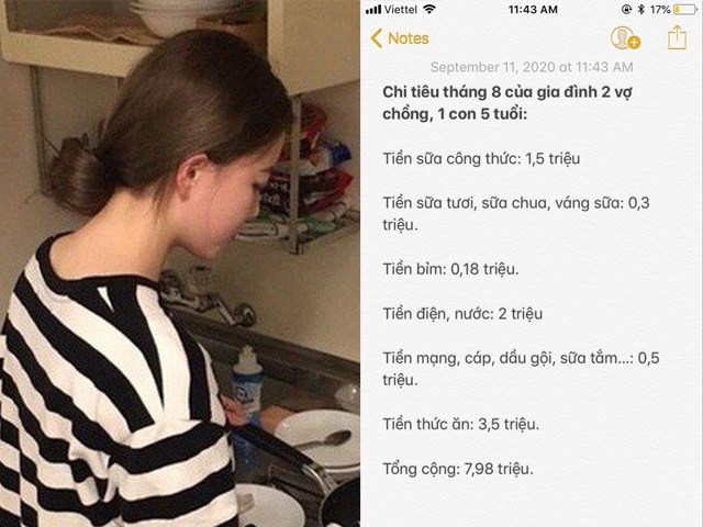 Khoe bảng chi siêu tiết kiệm 8 triệu/tháng, chi tiết nhỏ khiến chị em thốt lên: Ra là thế!