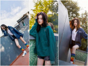 Giải trí - 14 tuổi đã cao 1m70, con gái hở hàm ếch của Vương Phi khoe đôi chân thẳng tắp