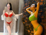 Thời trang - Trời không cho ai tất cả nhưng cô gái này lại có vòng ngực, mông đều chạm ngưỡng một mét