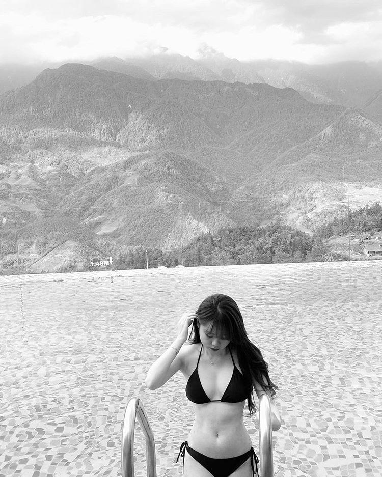Diện bikini khoe dáng nuột thế này, nhưng bạn gái Quang Hải vẫn bị body-shaming - 1
