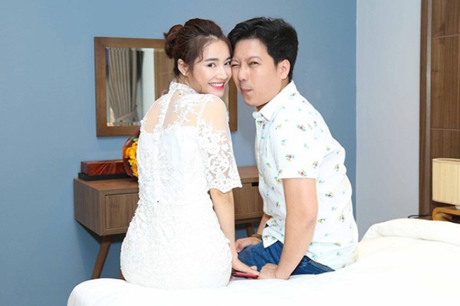 Khi chị em Thu Trang, Nhã Phương được chồng tận tay makeup: người hóa bà già, người mặt tèm lem - 7